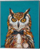 Framed 'Spy Animals I-Undercover Owl' border=