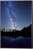 Framed Milky Way String Lake Tetons