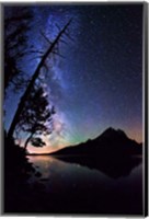 Framed Stars over Jenny Lake