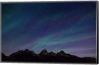 Framed Stars over Teton Range