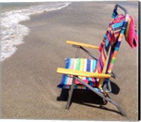 Framed Colorful Beach Chair