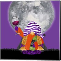 Framed Gnomes of Halloween VI-Wine