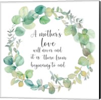 Framed Mother's Day Eucalyptus I-Mother's Love