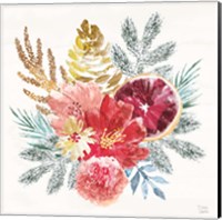 Framed 'Holiday Sparkle III' border=