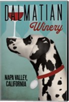 Framed Dalmation Winery