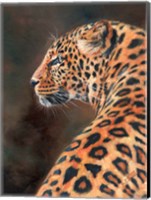 Framed Leopard Profile From Back