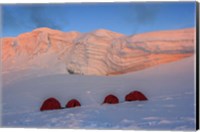 Framed Base Camp at Nevado Alpamayo & Nevado Quitaraju in Peru