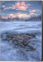 Framed Sunset, Annie Lake, Yukon, Canada