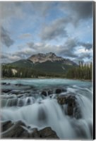 Framed Athabasca Falls, Alberta, Canada