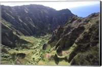 Framed Na Pali Coast State Wilderness Park, Kauai, Hawaii