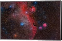 Framed Seagull Nebula, Ic 2177