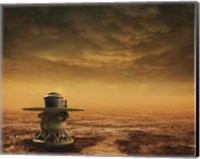 Framed Venera 14 Lander Rests Silently On the Landscape of Venus