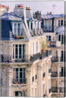 Framed Paris Apartment View
