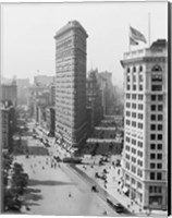 Framed Flatiron Building, circa 1908