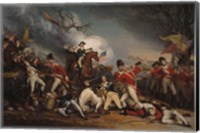 Framed Death of General Mercer at the Battle of Princeton