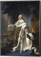 Framed Louis XVI, King of France