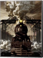 Framed Industrial age of Steam Engine