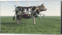 Framed GMO Business Cow