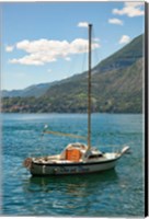 Framed Lake Como Boats II