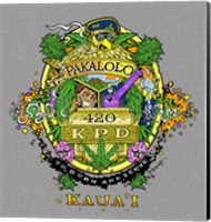 Framed Pakalolo KPD Badge