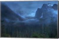 Framed Gloomy Mountain
