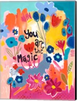 Framed You Are The Magic Floral