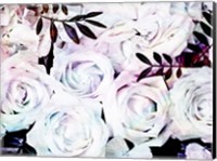 Framed Iridescent Floral 2