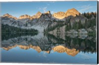 Framed Alice Lake Sawtooh Mountains Idaho