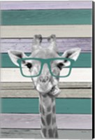 Framed Giraffes Glasses 2