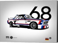 Framed 1968 BMW 3.0 CSL