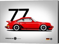 Framed 1977 Porsche 930