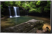 Framed Caney Creek Falls