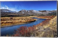 Framed Winter at the Rio Oxbow Ranch