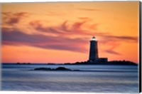 Framed Whaleback Lighthouse