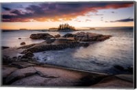 Framed Deer Isle Sunset