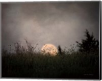 Framed Prairie Moon