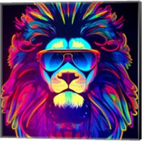Framed Sunglasses Lion Cool