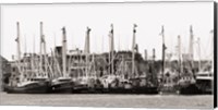 Framed Ocean City Fishing Boats