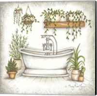 Framed Bathtub Greenery