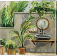 Framed Tropical Bath II