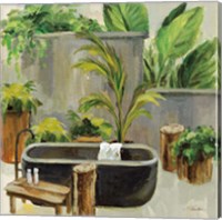 Framed Tropical Bath I