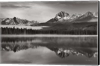 Framed Little Redfish Lake Sawtooth National Recreation Area Idaho