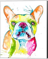 Framed Colorful Frenchie