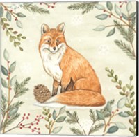 Framed Woodland Animals Fox