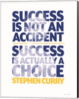 Framed Steph Curry - Success