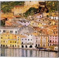 Framed Malcesine on Lake Garda, c.1913