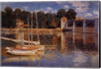 Framed Il Ponte d'Argenteuil
