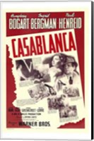 Framed Casablanca Red