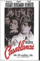 Framed Casablanca Black and Red