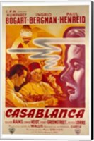 Framed Casablanca Warner Brothers